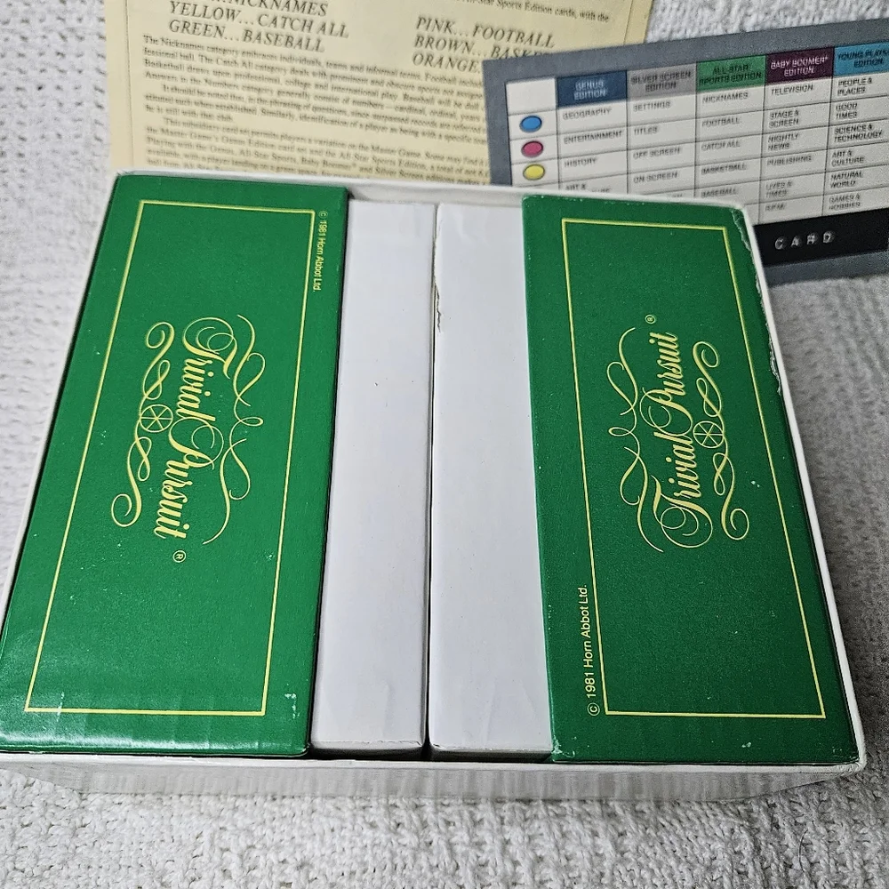Trivial Pursuit Card‎ Game - All Star Sports Edition Expansion Set VINTAGE - Picture 14 of 16